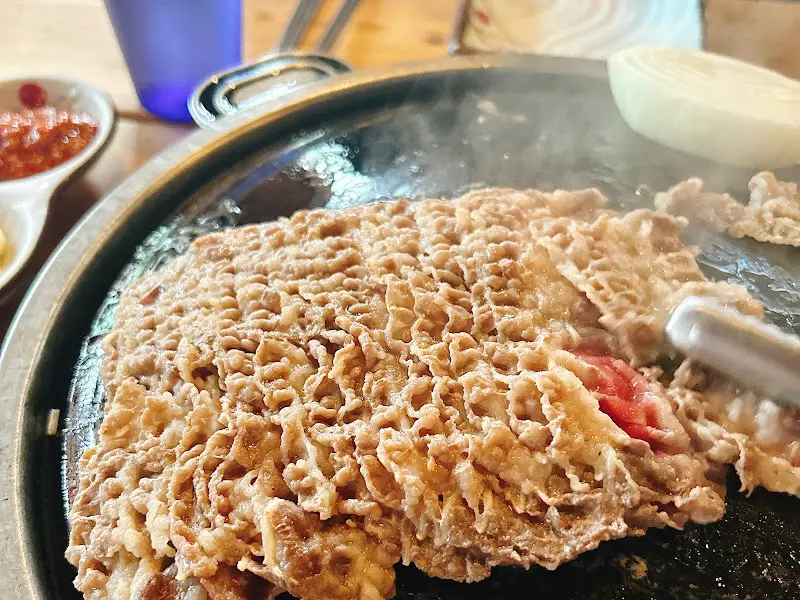 우삼겹과 된장찌개