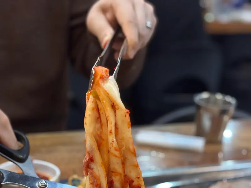 탐라도야지 구운김치