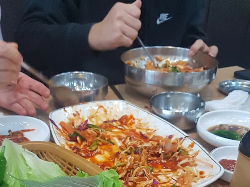 서대회 비빔밥