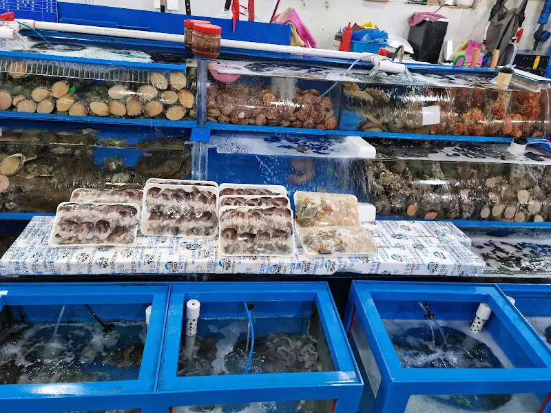 해산물 판매대