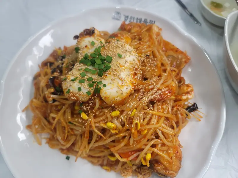 해물찜과 볶음밥