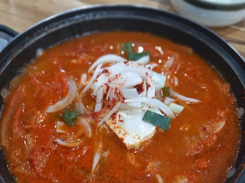 김치찌개의 내용물