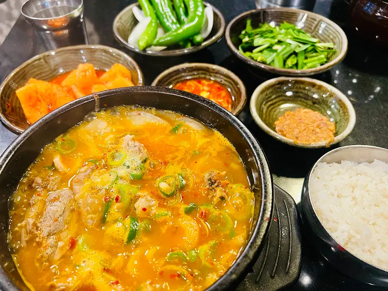 순대국밥 밑반찬