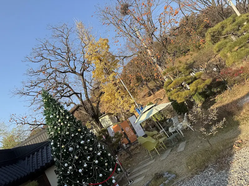 감나무뜰의 외부 정원