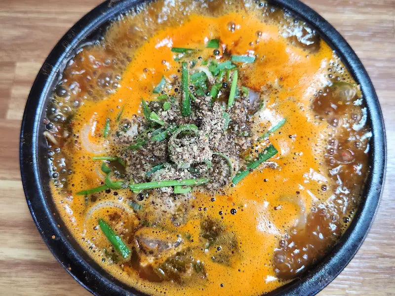 얼큰 순대국 상세샷