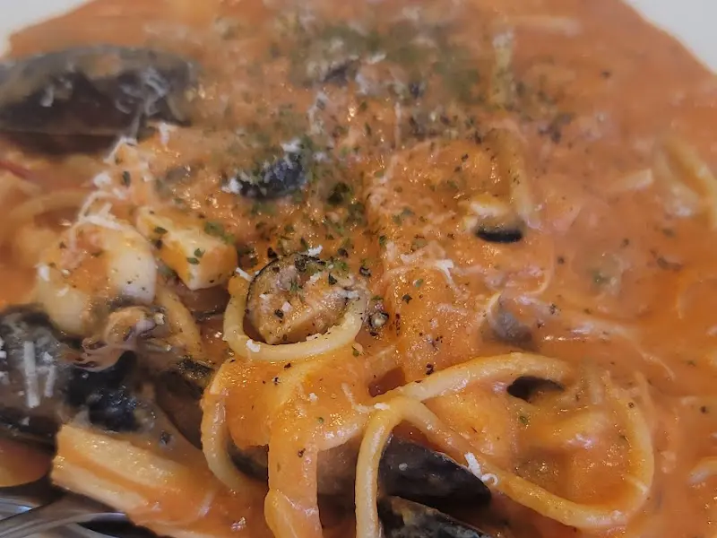 해물 토마토 스파게티