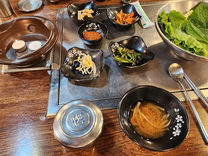 다양한 반찬 클로즈업