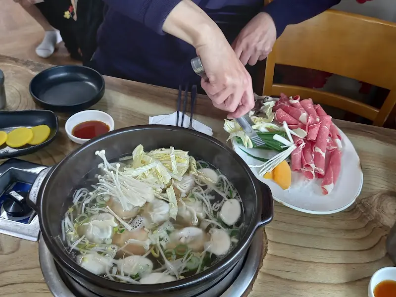 전골 조리 모습