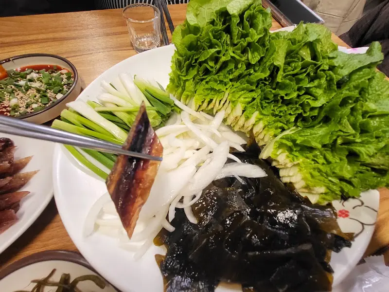 도화 과메기 한 상 차림