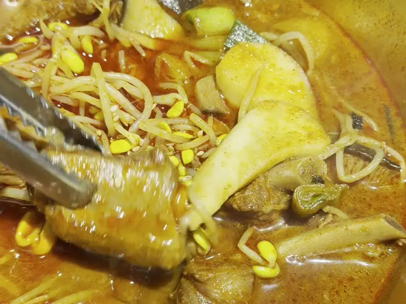 살이 부드럽게 발라지는 등갈비