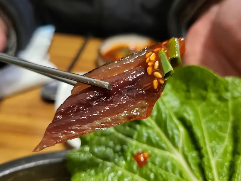 도화 과메기 쌈