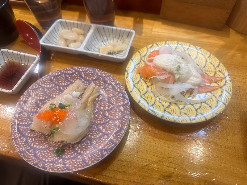 신선한 활어 초밥