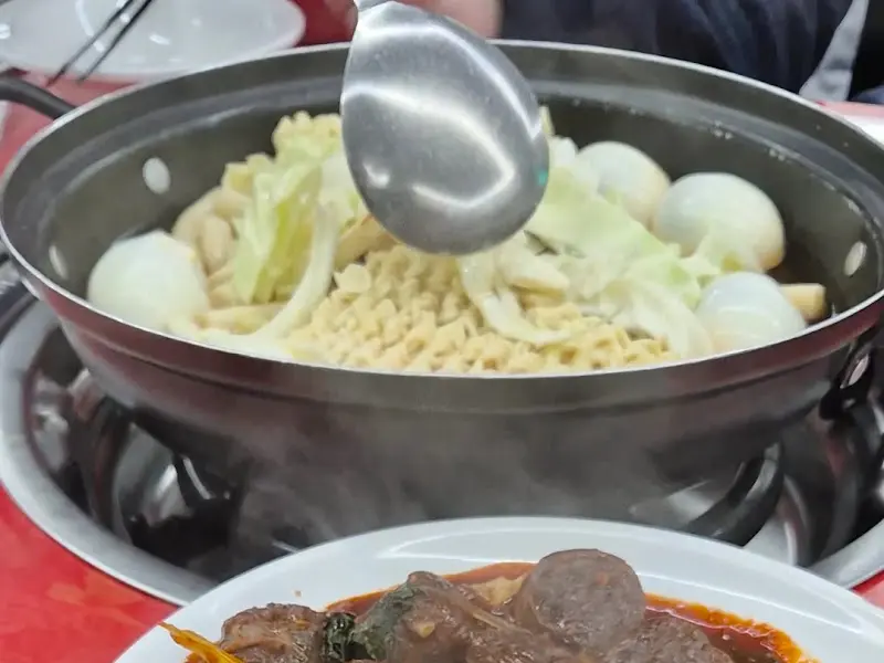 즉석 떡볶이 조리 과정