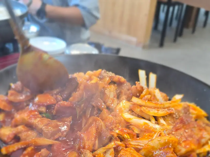 제육볶음 조리 과정