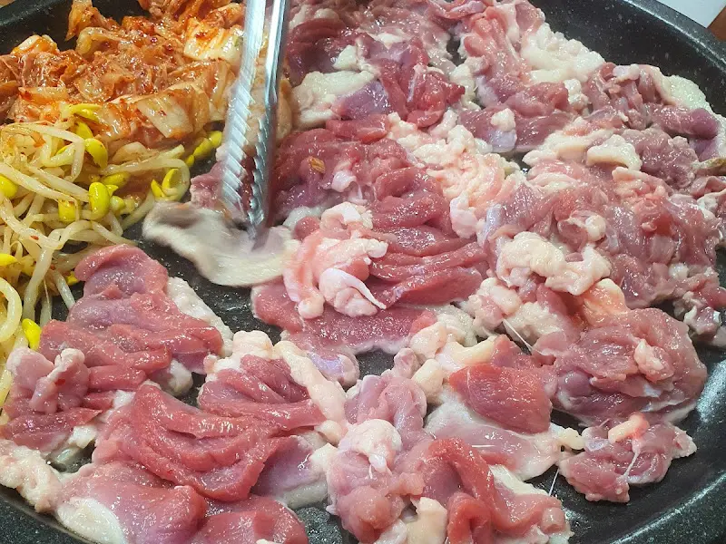 신선한 오리고기의 자태