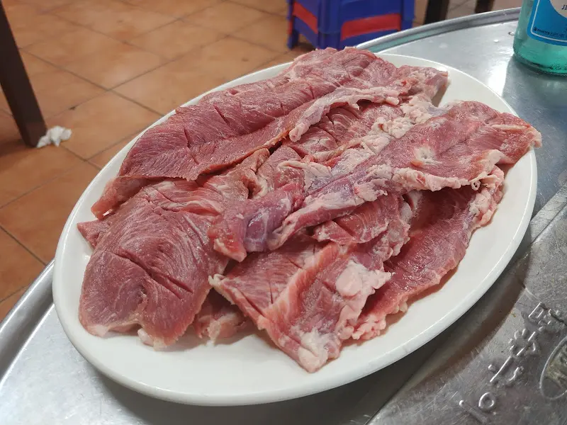 신선한 갈매기살의 모습