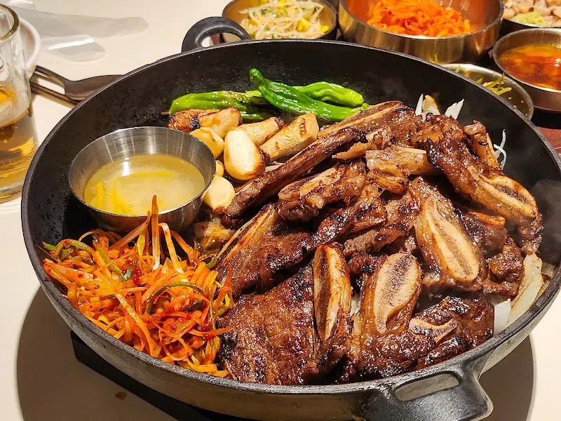 LA 꽃갈비 근접샷