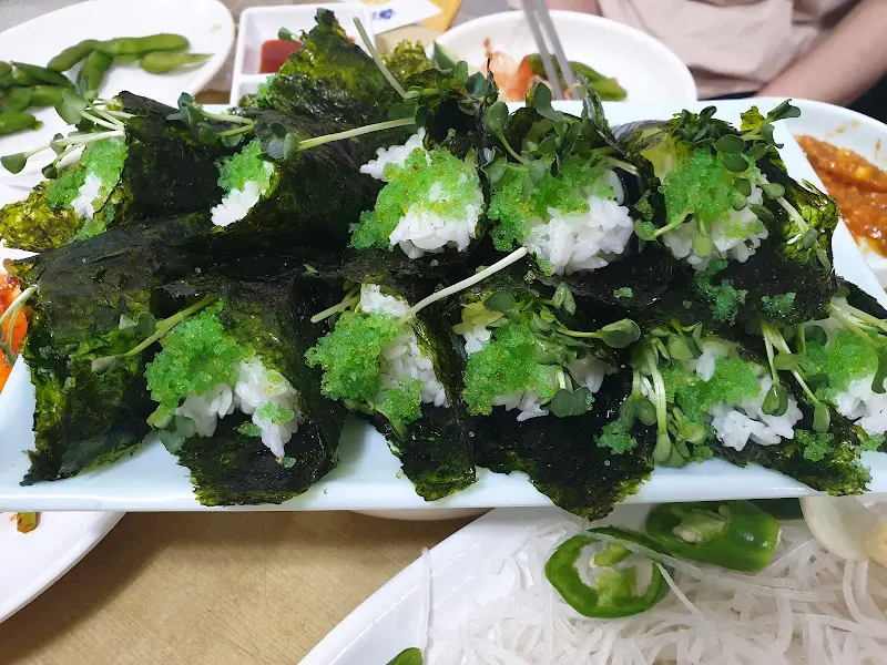 김에 싸먹는 밥