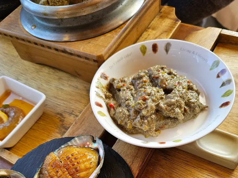 전복 내장 소스