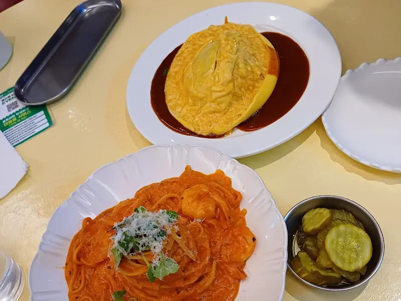 오므라이스와 파스타