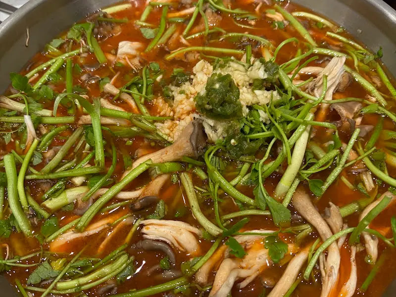 얼큰 칼국수 비주얼