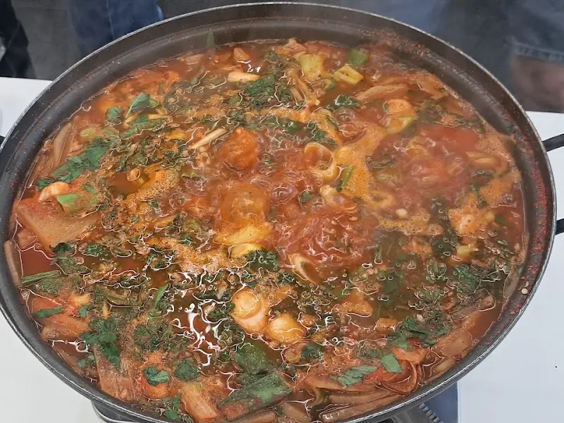 푸짐한 가자미찌개