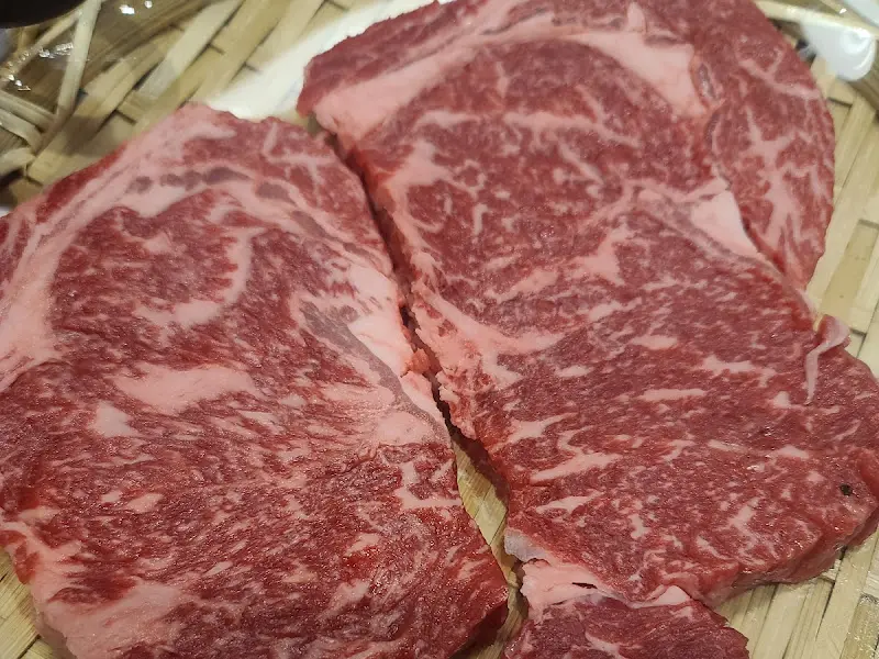 마블링이 환상적인 한우