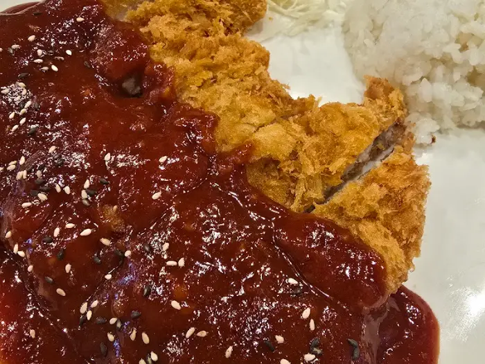 푸짐한 매운해물돈까스 비주얼