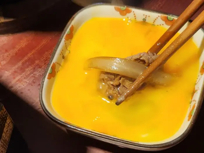 전용 화로에 굽는 규카츠