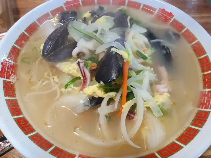 맑은 국물의 짬뽕