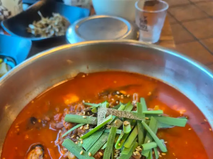 먹음직스러운 짬뽕 순두부