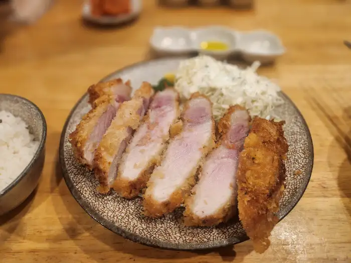 돈까스 단면