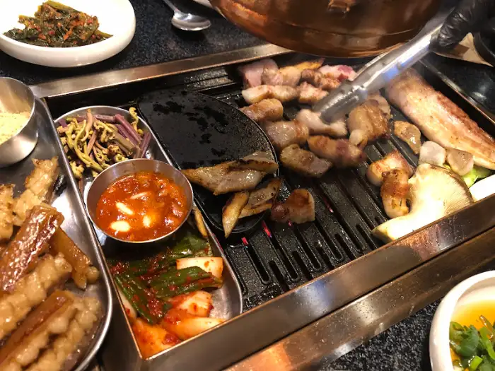 구워지는 고기