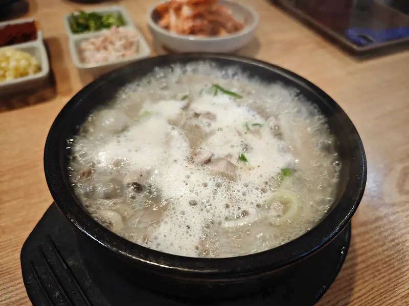 순대국밥의 모습