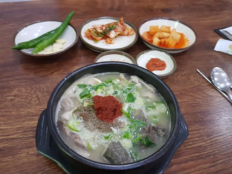 진천토종순대 내부 모습
