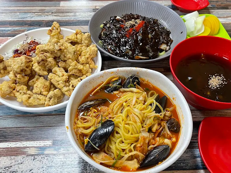 짬뽕, 짜장, 탕수육 풀샷