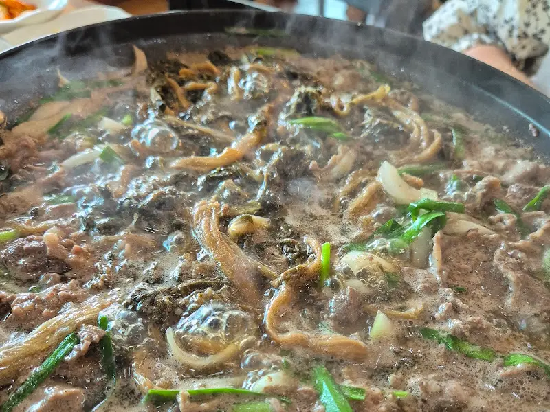 보글보글 끓는 시래기 불고기