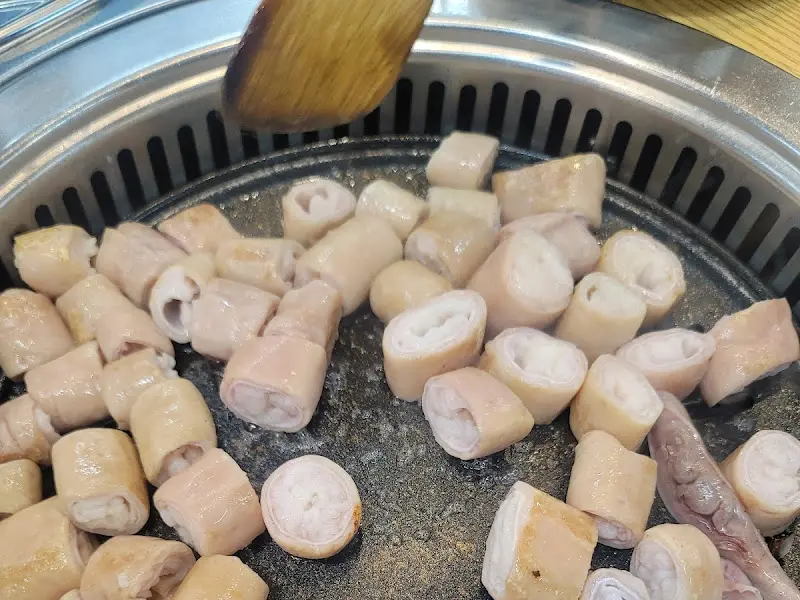구워지고 있는 곱창