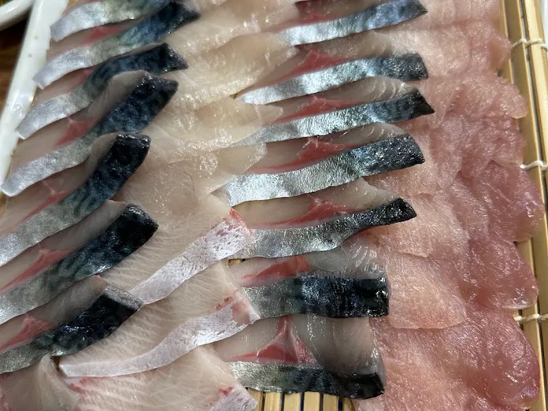 고등어회 클로즈업