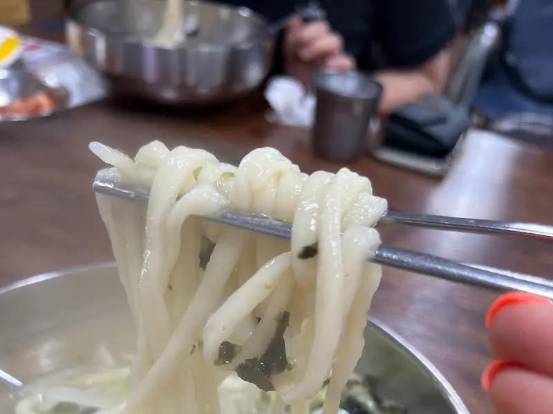 칼국수 면발