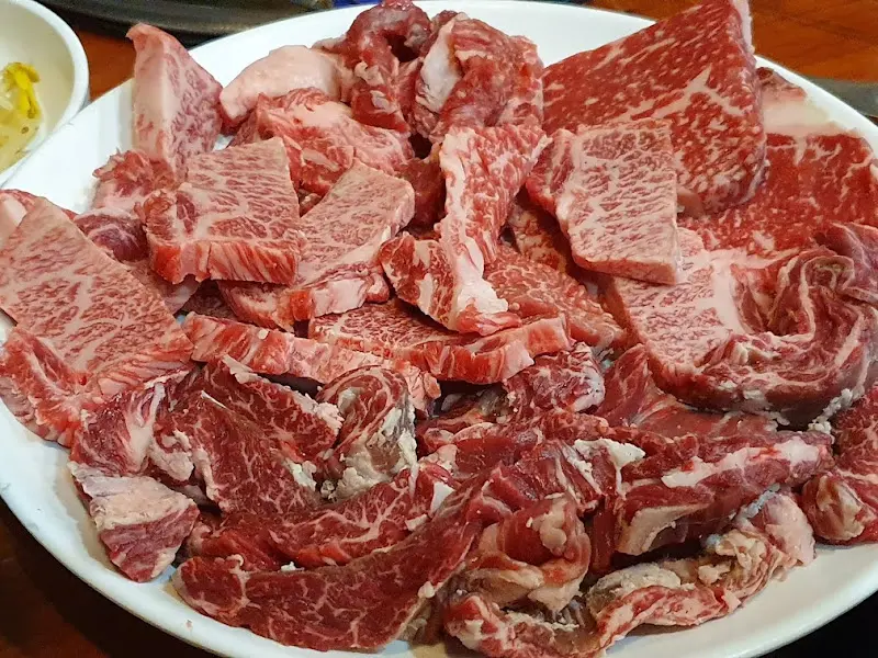 태백한우골 실비식당 한우 모듬