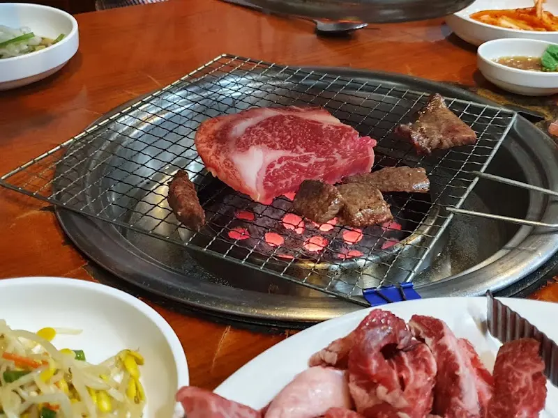 태백한우골 실비식당 한우 구이