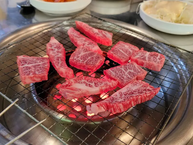 태백한우골 실비식당 한우 구이