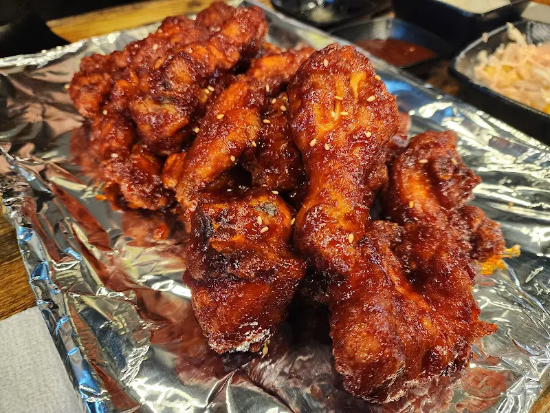 얼큰이 치킨 클로즈업