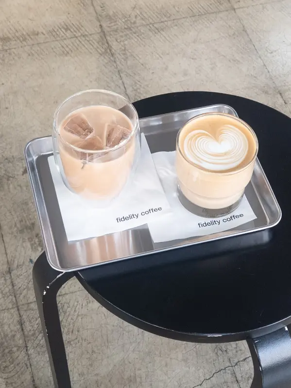 피델리티 커피 라떼
