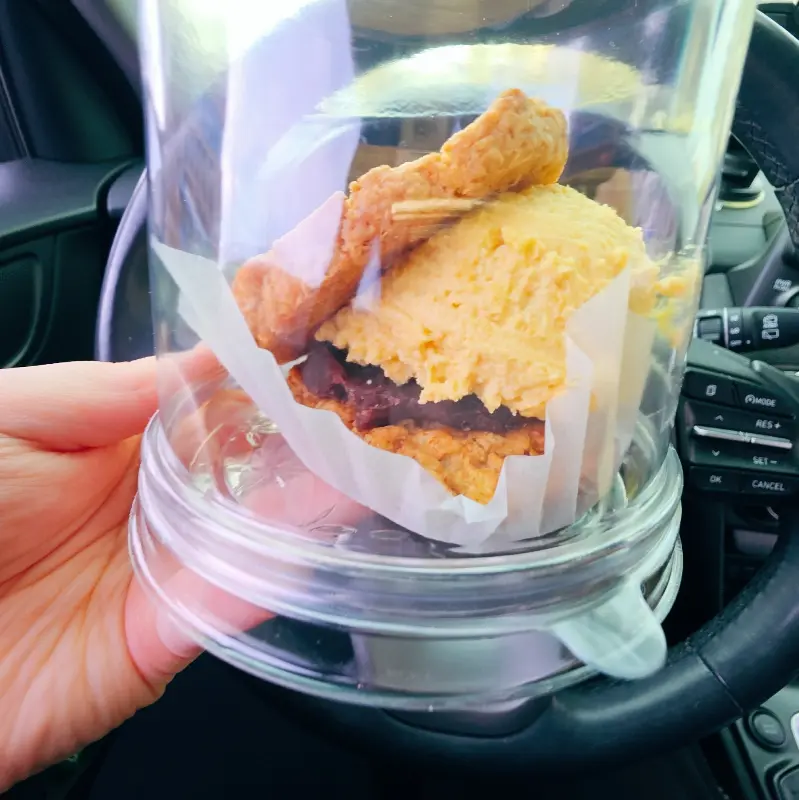 두바이 쫀득 쿠키 클로즈업