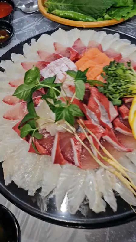 싱싱한 찰광어회