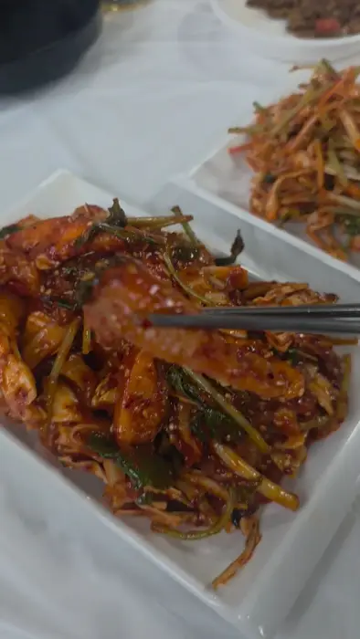 간재미무침 클로즈업