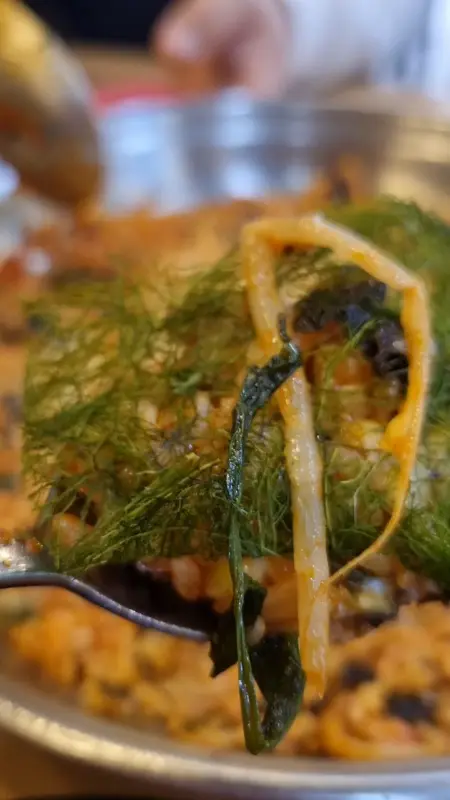 감태에 싸 먹는 볶음밥