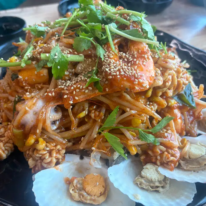 대구뽈찜에 들어있는 해산물